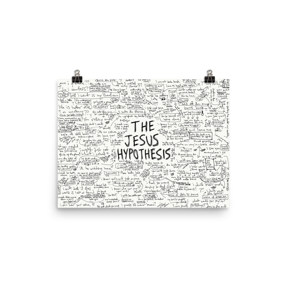 The Jesus Hypothesis Poster 12 x 16
